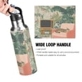 thumbnail image 4 of Yayeee 20oz Insulated Water Bottle Double Wall Stainless Steel with Flip Straw Lid, Pink and Green Cat, 4 of 7