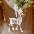 thumbnail image 3 of HongHeng 1Pc Xmas themed Christmas Tree Decorations Hanging Christmas Decorations Hand Blown Art Ornaments with Ropes for Christmas Xmas Party Decorations (Chirstmas Style), 3 of 6