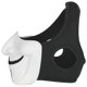 thumbnail image 2 of V Half Face Mask Multipropósito Halloween Half Marks Cosplay Props (Blanco), 2 of 8