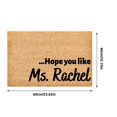 thumbnail image 3 of JUNWELL Rug Hopes You Like Ms Rachels Doormat Housewarming Gift Front Door Decor Good Doormat Funny Door  Porch Decor Closing Gift, 3 of 9