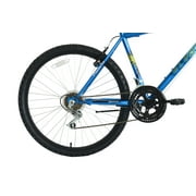 Titan Pioneer 18-Speed Steel Mens Mountain Bicycle, Blue
