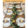 thumbnail image 4 of 15 Inch Round Placemats Set of 4, Easter Gnomes Non Slip Heat Insulation PP Table Mats, Spring Watercolor Eggs Country Flower Plant Washable Place Mats for Kitchen Dining Party Table Decor, 4 of 7