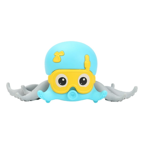 BRIGHTFUFU Juguete de ducha de octopos de rastreo interesante pulpo juguete juguete de ducha de niños