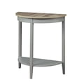 thumbnail image 6 of Hassch Console Table Modern Side Table with Storage Open Shelf, Oak Desktop & Gray Frame, 6 of 8