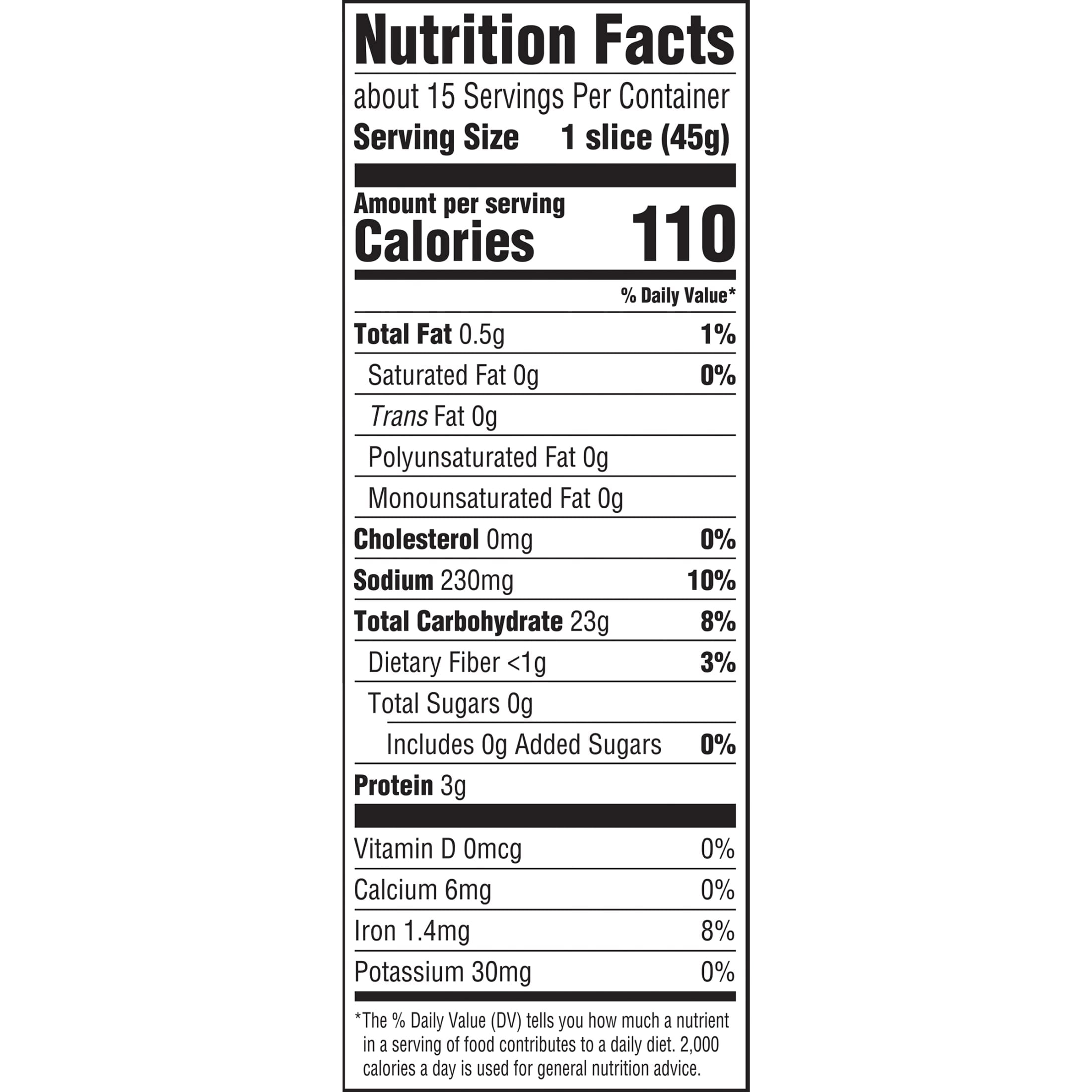 San Luis Sourdough Plain Sourdough Bread, 24 oz, Sourdough Bread, Bag