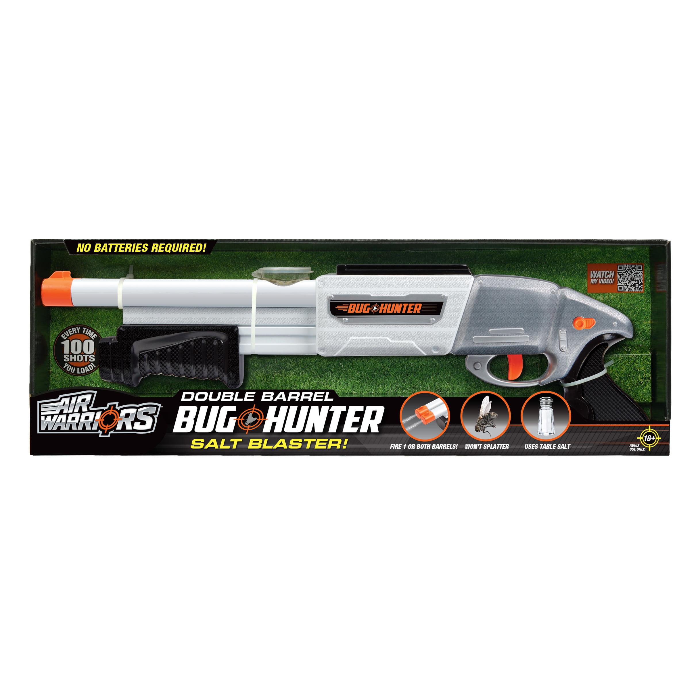 Air Warriors Bug Hunter Double Barrel Salt Blaster with Dual Stage
