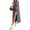 Black, variant on Joernso Women Denim Shirt Dress Summer Sleeveless Button Down Maxi Dress with Belt Lapel V Neck Long Jean Dress with Pockets