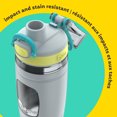 thumbnail image 3 of Bouteille d’eau pour enfants Flo bubba, 473 ml, large ouverture, manchon en silicone, couvercle à bouton-poussoir, 3 of 6