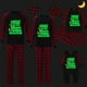 thumbnail image 3 of Pijamas familiares a juego de Navidad, juego de pijamas luminosos, Jesús es la razón, cuadros rojos, 3 of 3