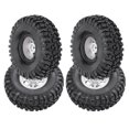 thumbnail image 3 of 4 Uds Llanta de rueda de 1,9 pulgadas neumático de goma oso de fresa Apto para 1/10 RC Crawler 115mm, 3 of 10