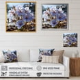 thumbnail image 4 of Designart "Tranquil Purple Cornflowers" Cornflowers Floater Framed Wall Decor, 4 of 5