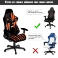thumbnail image 4 of KUIFORTI American Flag Deer Gaming Chair Covers Easy Installation Elastic Gaming Chair Seat Cover with 2Pcs Armrest Slipcover Comfortable for Home, Shop, Living Room, Office, 4 of 7