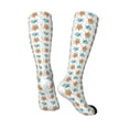 thumbnail image 4 of Fotbe Sea Turtle print Women's Men's Novelty Crew Socks Cotton Socks Knee High Socks for Walking,Running,Nurses,Pregnancy, 4 of 9