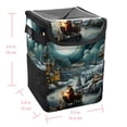 thumbnail image 5 of Christmas Foldable, with Lid, Leak-Proof, Hanging Storage Bag Car Trash Can - Car Garbage Can - Trash Can for Car, 5 of 6