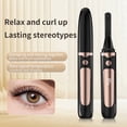 thumbnail image 2 of JUUTREN Heated Eyelash Curlers - Electric Eyelash Curler for Makeup Tools, Rechargeable Lash Curler with LED Display 4 Temp Settings, Fast Heat up within 10s, 24 Hours Long Lasting(Black), 2 of 8