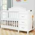 thumbnail image 4 of DaVinci Charlie 4-in-1 Convertible Mini Crib & Changer in White, 4 of 10