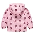 thumbnail image 5 of 3-4 Years Toddler Toddler Rain Jacket Kids Cartoon Windbreaker Coat Baby Girl Boy Zip Hooded Outerwear Fall Infant Raincoat Pink Hoodie, 5 of 9