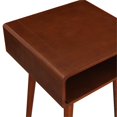 thumbnail image 4 of Pemberly Row Modern End Table with Shelf in Mahogany Wood Finish, 4 of 6
