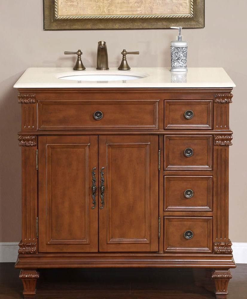 Esther 36 in. Single Sink Bathroom Vanity Cabinet - Walmart.com