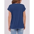 thumbnail image 6 of ANRABESS Womens Tops Summer Cap Sleeve Basic Tee Shirts 2026 Trendy Loose Fit Casual Dressy Business Work Tshirts Clothes Dark Blue X-Large, 6 of 11