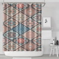 thumbnail image 2 of Boho Style 72x84 Shower Curtain Colorful Hippie Pattern Waterproof Quick-Dry Drape, 2 of 5
