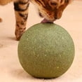 thumbnail image 2 of Large 10cm Catnip Ball for Cats, Natural Cat Toy for Dental Cleaning and Teeth Health, Interactive Catnip Chew Toy for Stress Relief, Cat Treats Ball for Kittens and Adult Felines Playtime, 2 of 6
