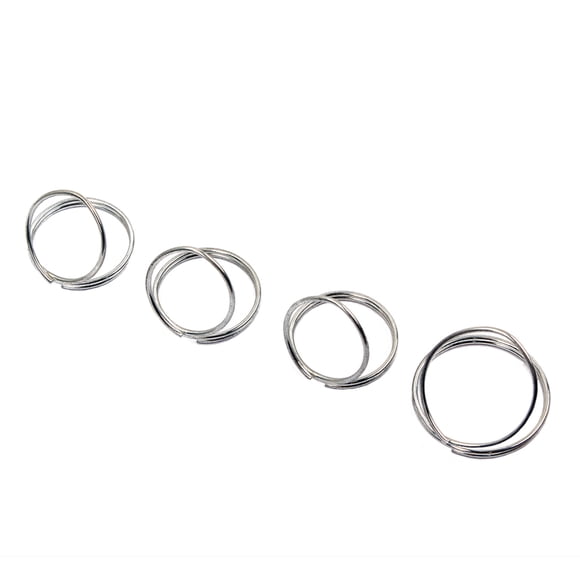 ADDHAT 4Ud Anillos Para Guitarra Con Cómodo Para Guitarra Eléctrica Clásica Y Bajo Color Plata