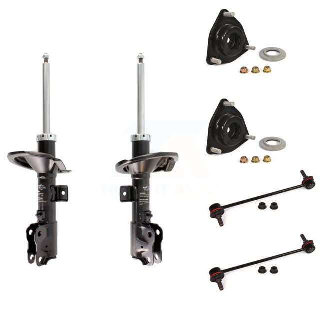 Transit Auto Front Strut and TOR Link Kit Mount for Car Mitsubishi Lancer - Left Right Side (Driver Passenger) KSS-106907