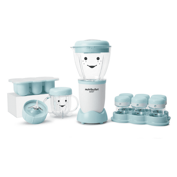 NutriBullet Baby Food Blender, 32-oz, Blue, NBY-50100