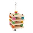thumbnail image 1 of Juguetes De Madera De La ción De La Ejecución Que Loro Del Pájaro Que De Los Dientes Del Juguete Tratan Sunnimix Pet Bird Chew Toy, 1 of 8
