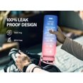 TRAHOOMotivational 32 oz/24 oz Water Bottle with Time Marker, Updated