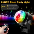 thumbnail image 2 of Boule Disco 360° Rotative LED Lumière de Fête Activée par la Musique Disco, 2 of 5