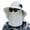 Khaki, variant on Men's Summer UV Protection Sun Hat Wide Brim Foldable with Removable Neck Flap for Fishing Hiking Gardening Outdoor