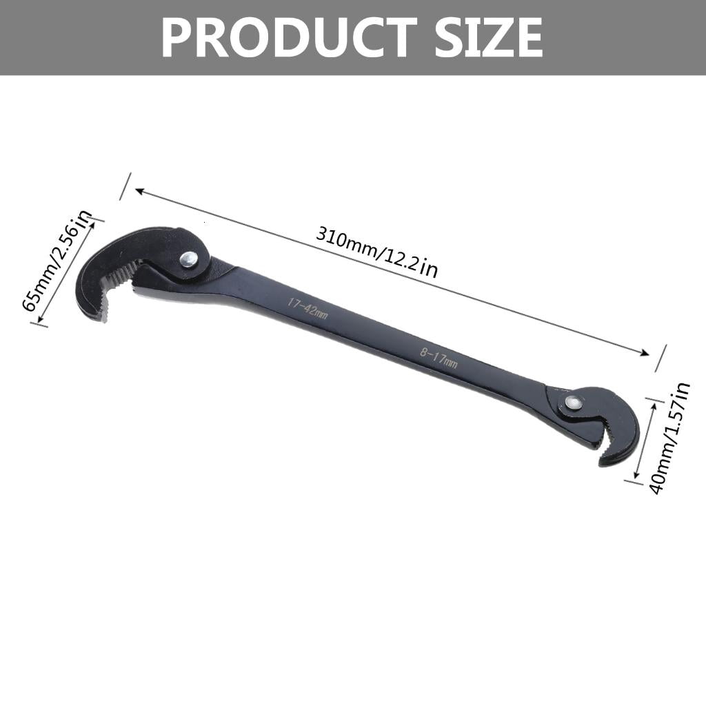 Adjustable Wrench 8-42mm Multi-function Purpose Spanner Tools Universal Wrench