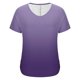 thumbnail image 5 of Camisetas de Manga Corta Casuales para las Mujeres con Cuello en V, Sudadera Casual de Poliéster, Impresión Sólida de las Señoras para la Fiesta de Trabajo Diaria, Invierno Y Primavera, 5 of 9