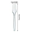 Small Table Set Indoor Disposable Clear Cutlery Disposable Utensils Heavyweight 100 Count
