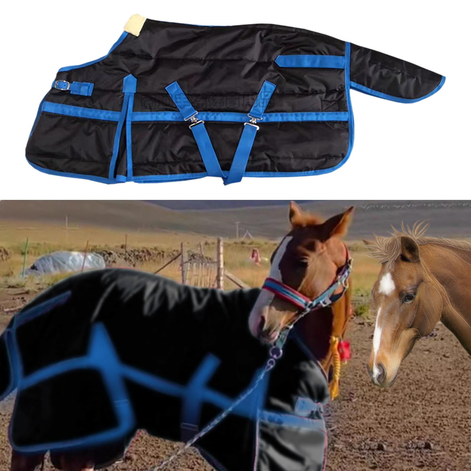 Wswqop For horses, waterproof, wear-resistant, riding accessories, warm riding apparel, 115cm