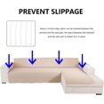 thumbnail image 5 of JIABOLANG Waterproof Couch Cover L Shape Sofa Covers Chaise Lounge Slip Cover Reversible Furniture Protector Cover for Dog Cat Pets Kids Children, X-Large, Beige, 5 of 10