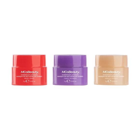 MCoBeauty - Trio de Luxe de Masques pour les Lèvres de Nuit