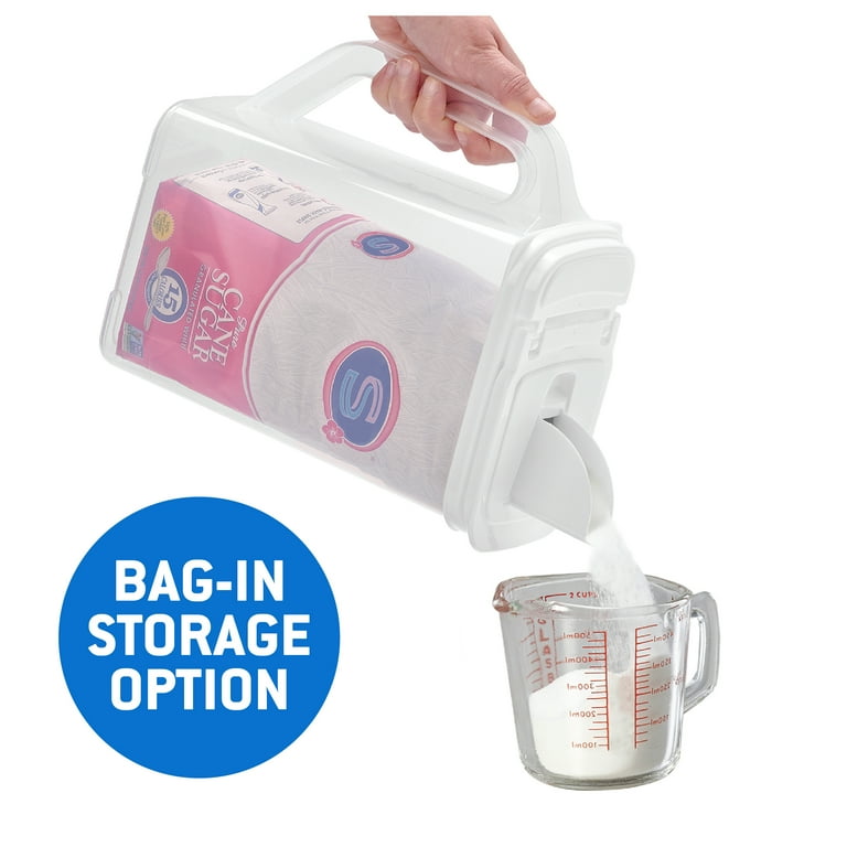 Plastic Food Storage Containers with Handles and Pour Spouts, Set of 2 photo 5