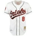 thumbnail image 2 of Men's Mitchell & Ness Cal Ripken White Baltimore Orioles Home Authentic Jersey, 2 of 6