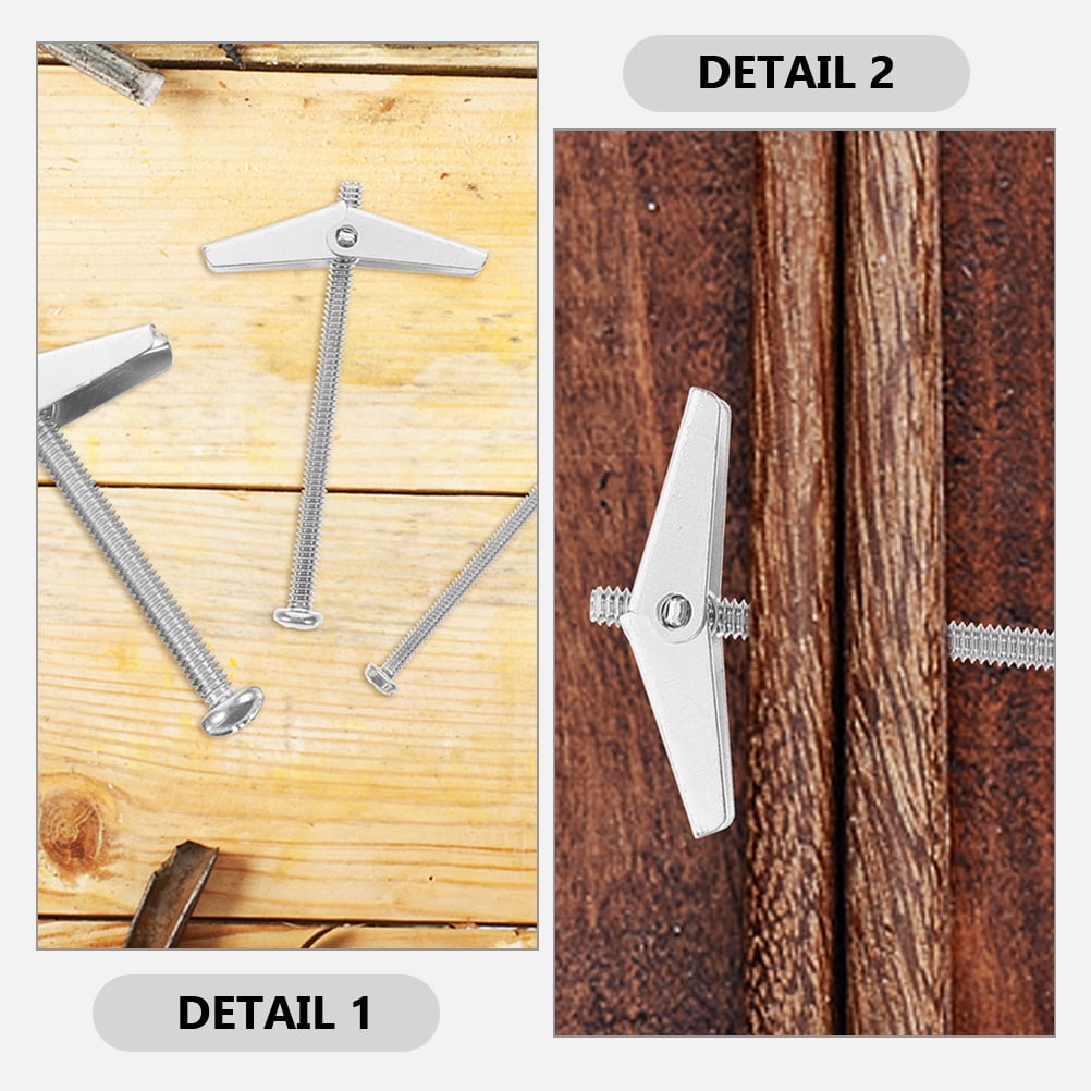 ELAYARD 26-Piece Heavy Duty Galvanized Steel Toggle Anchors Set for Drywall Installation and Projects