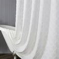 thumbnail image 3 of CSCHome Waterproof Shower Curtain & Room Partition Curtains Anti-Mold Simple Cut Polyester White Shower Curtain Shower Liner 71x71inch, 3 of 6