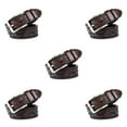 thumbnail image 1 of relayinert Classy And Durable PU Belt For Men Wear-resistant And Fine Workmanship Coffee Coffee 110cm 5Set, 1 of 6