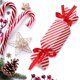thumbnail image 2 of Cajas de regalo navideñas de papel, 50 unidades, diseño rojo y blanco, tamaño 18.5x4x8 cm, ideales para dulces y postres., 2 of 6