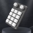 thumbnail image 3 of Dalazy Clavier Mécanique Mini USB 12 Touches Programmables Blanc Pas Besoin de Pilote, 3 of 6