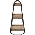 thumbnail image 5 of Linon Robinson 3-Tier Bath Stand, 32" Tall, Rustic Brown and Iron Finish, 5 of 8