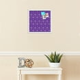 thumbnail image 3 of PinPix ArtToFrames 14x14 Custom Cork Bulletin Board    Poster Board Has a Fabric Style Canvas Finish, Framed in Satin White Frame (PinPix-598), 3 of 5