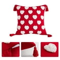 thumbnail image 2 of ZPAQI Heart Tufted Tassel Pillowcase Cotton Embroidery Pillow Cushion Cover for Valentine's Day Wedding Festival Home Sofa, 2 of 19