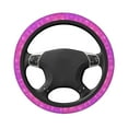 thumbnail image 3 of Fotbe Pink Purple Glitter Steering Wheel Cover Universal 15 in Car Accessories for Men Women,Steering Wheel Protector Comfortable Protective Case for SUV Sedan Decor, 3 of 8